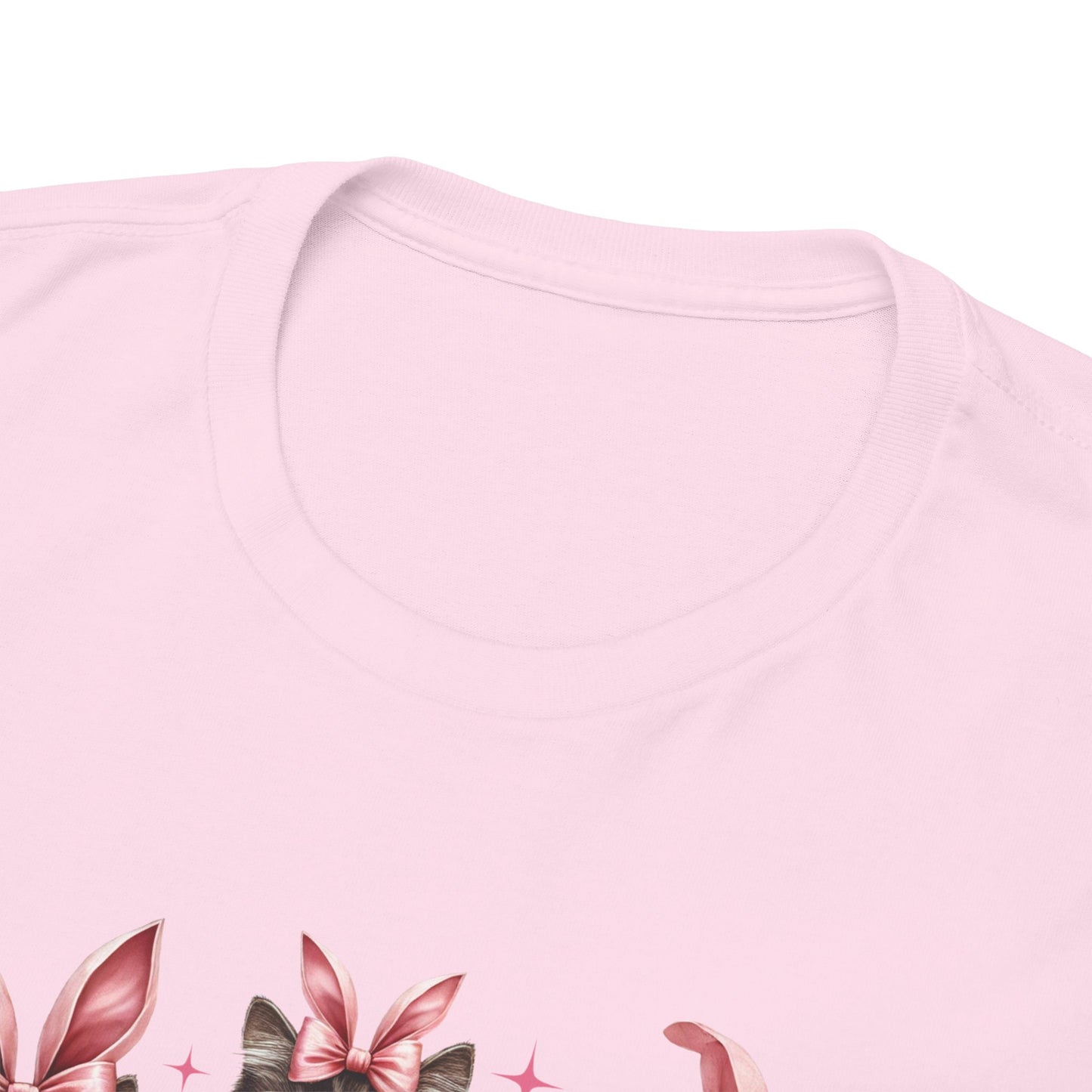 Easter Cats With Bunny Ears Short Sleeve Shirt