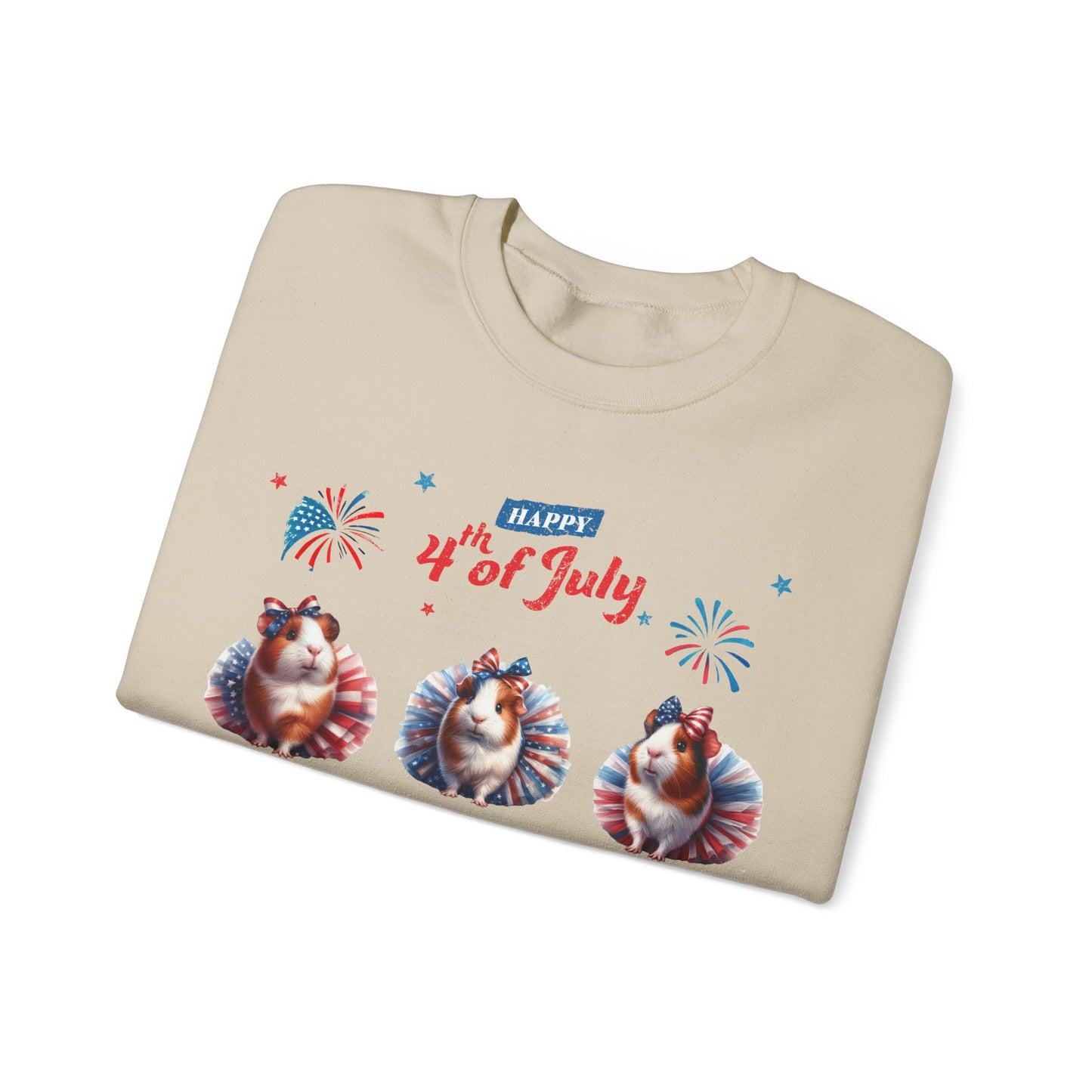 4th of July Guinea Pig in Tutus Sweatshirt