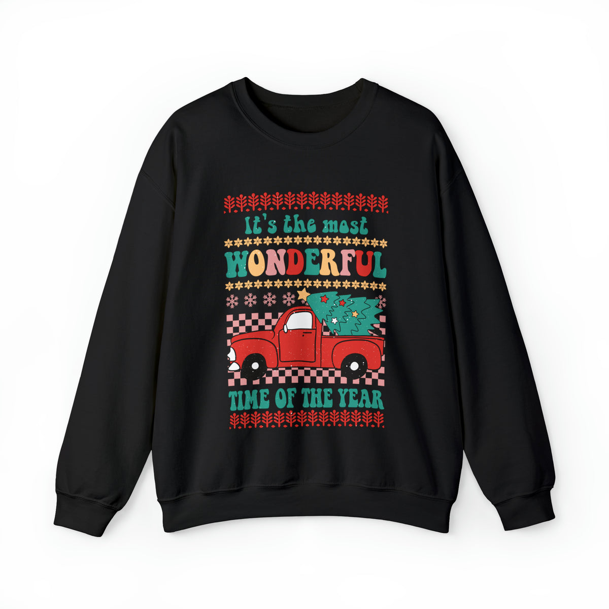 It's The Most Wonderful Time Of The Year Truck Ugly Sweater Sweatshirt