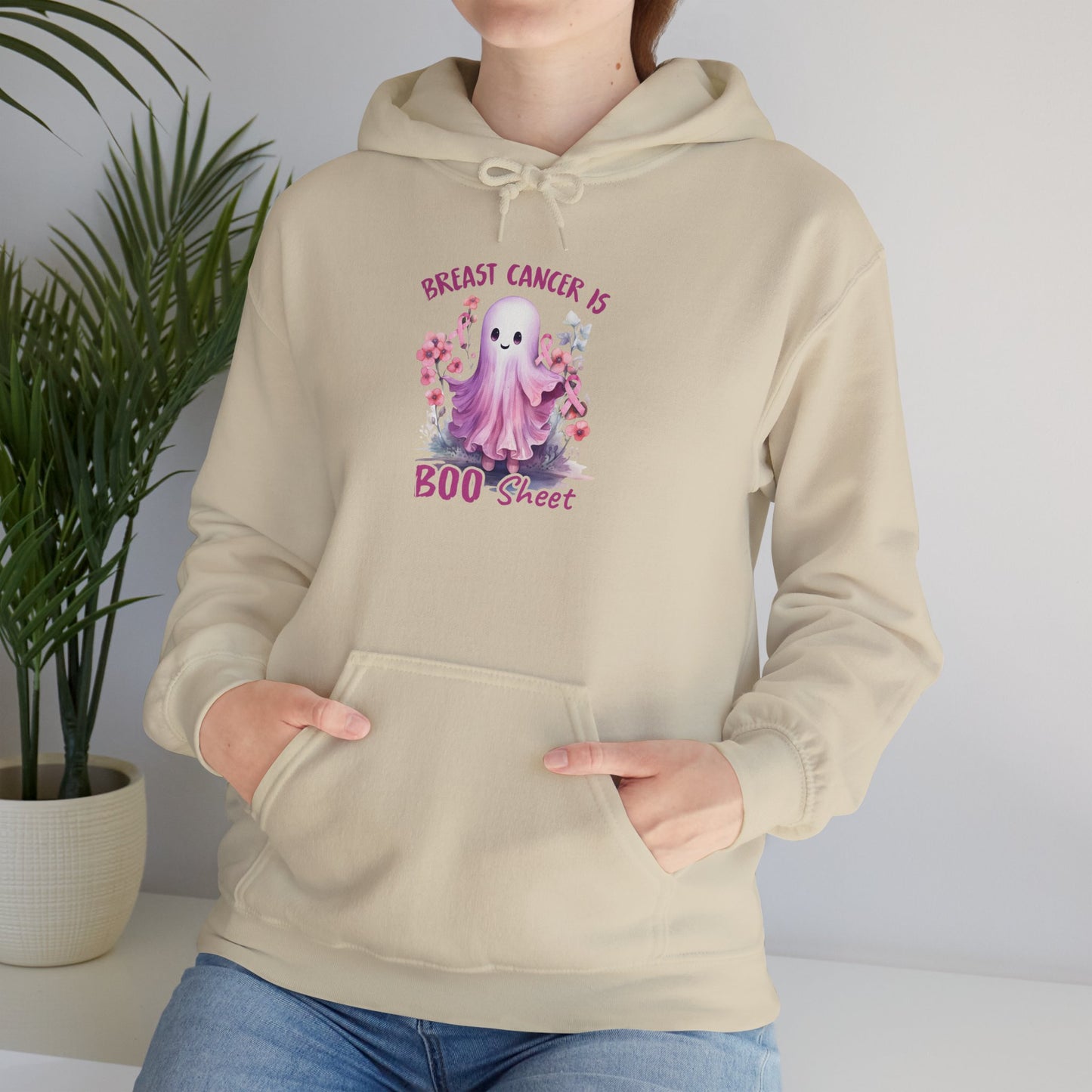 Breast Cancer Is Boo Sheet Pullover Hoodie