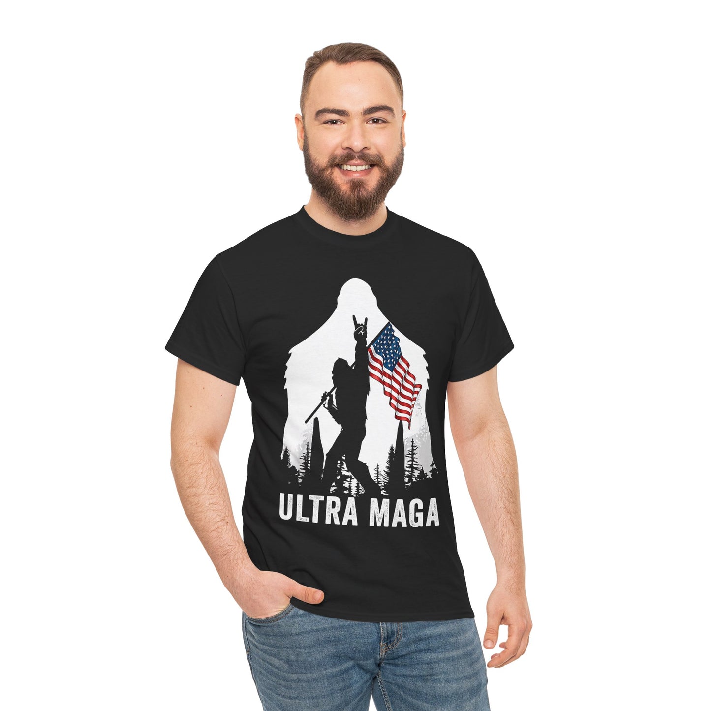 Bigfoot Ultra MAGA Make America Great Again Trump Short Sleeve Tee