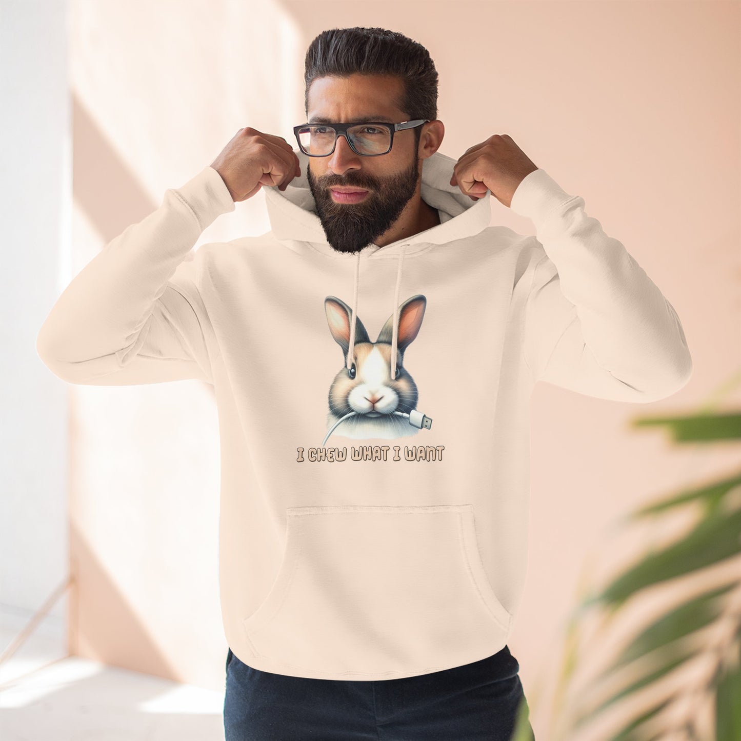 I Chew What I Want Rabbit Pullover Hoodie