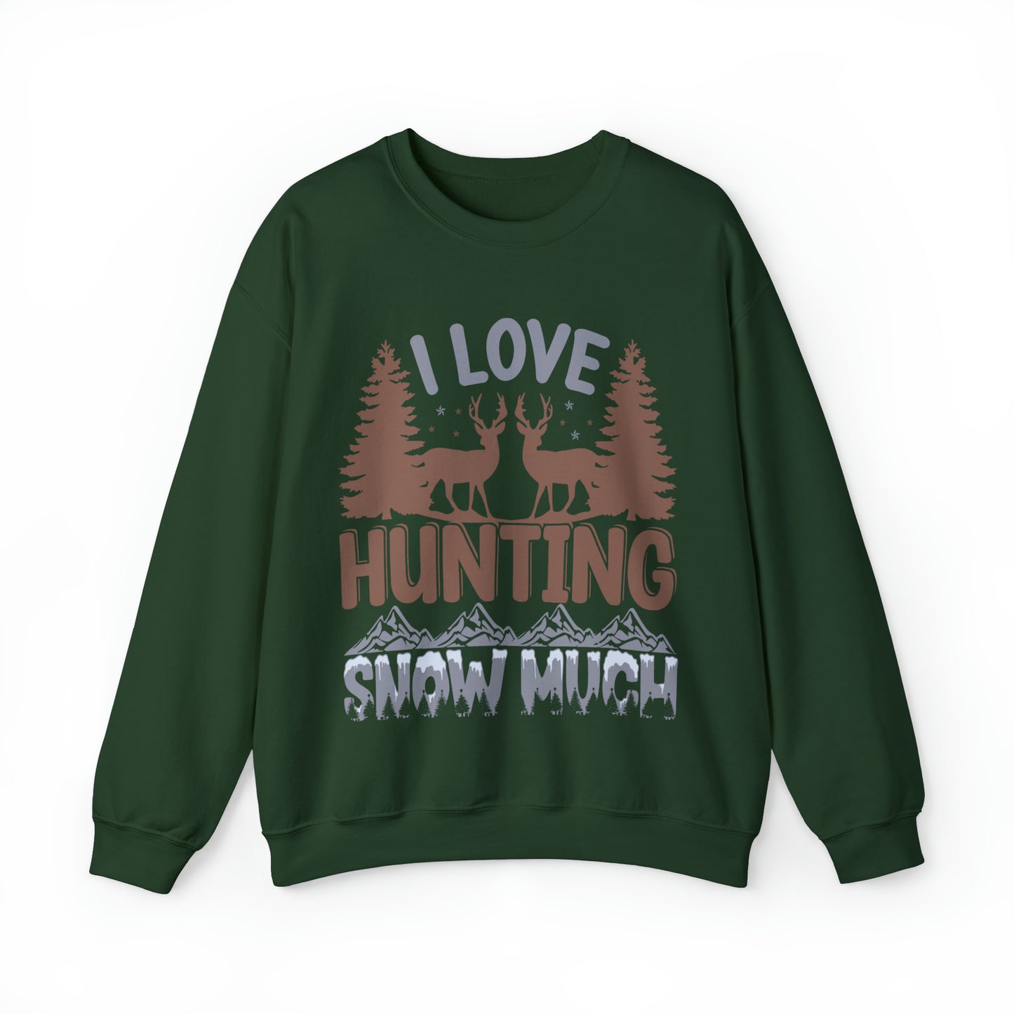 I Love Hunting Snow Much Christmas Ugly Sweater Sweatshirt