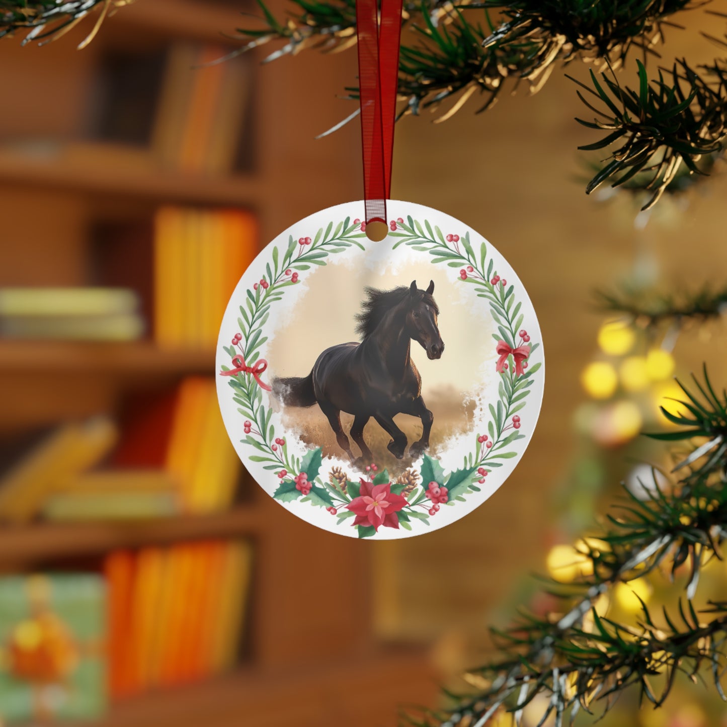Black Horse Ornament