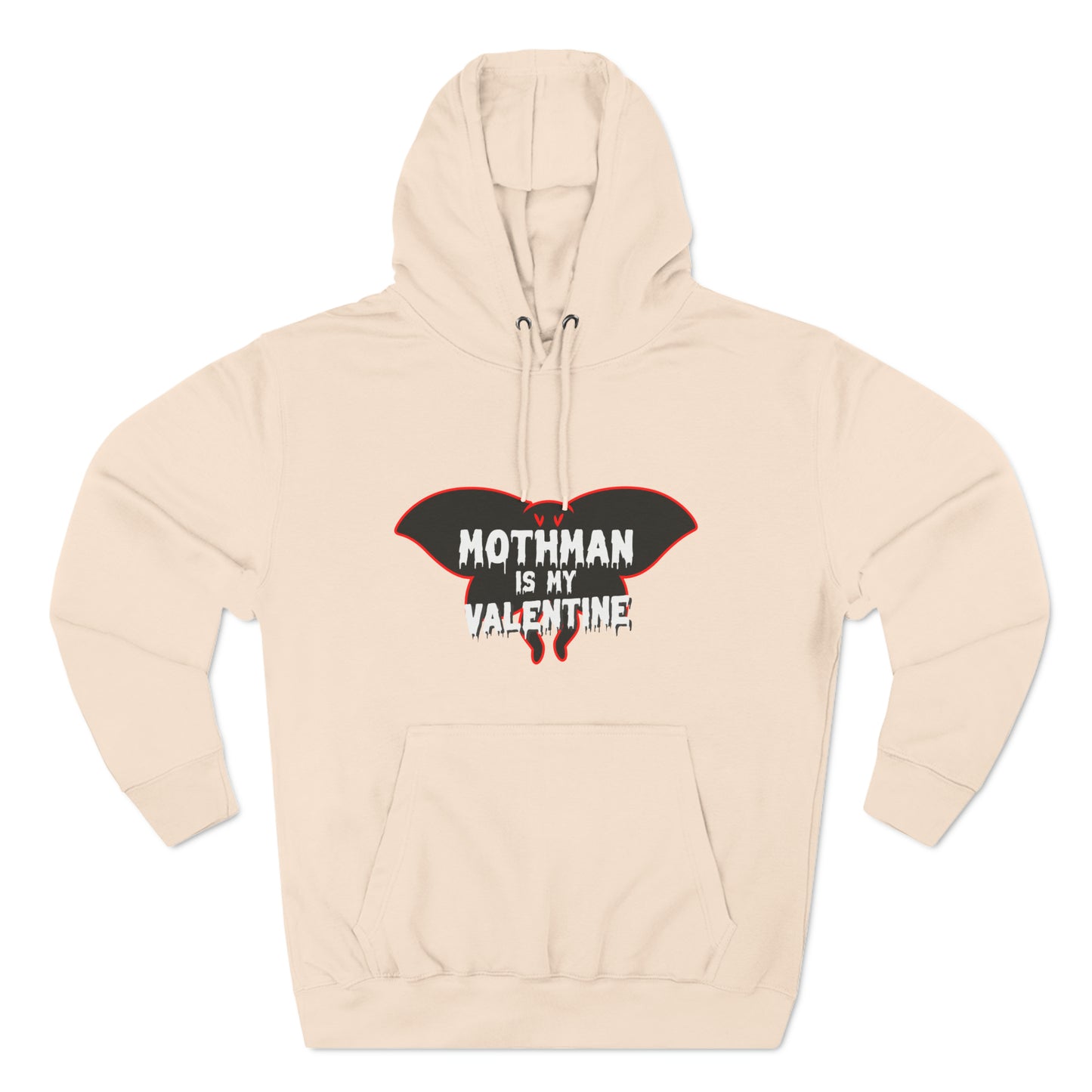 Mothman is My Valentine Pullover Hoodie