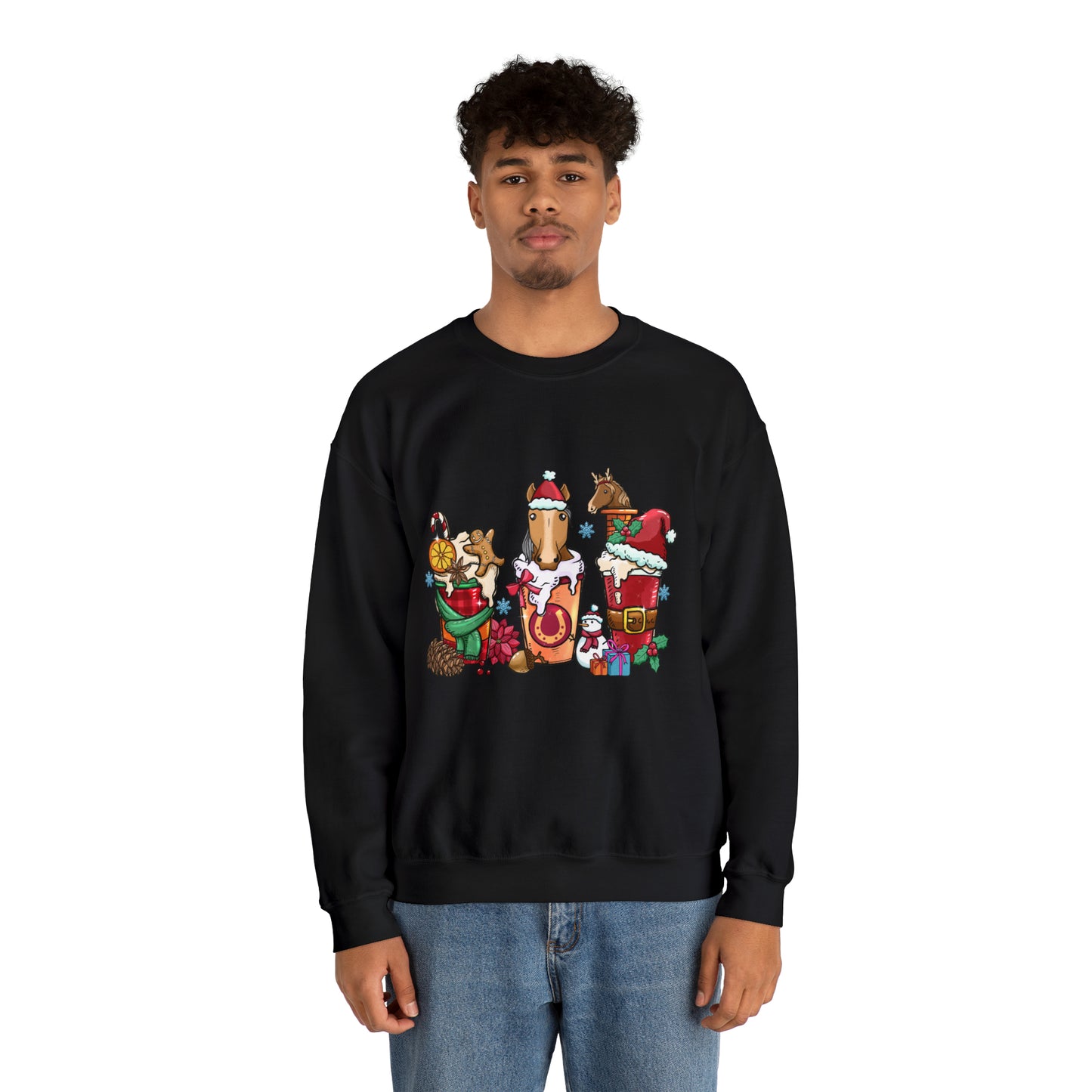 Horse Christmas Latte Sweatshirt