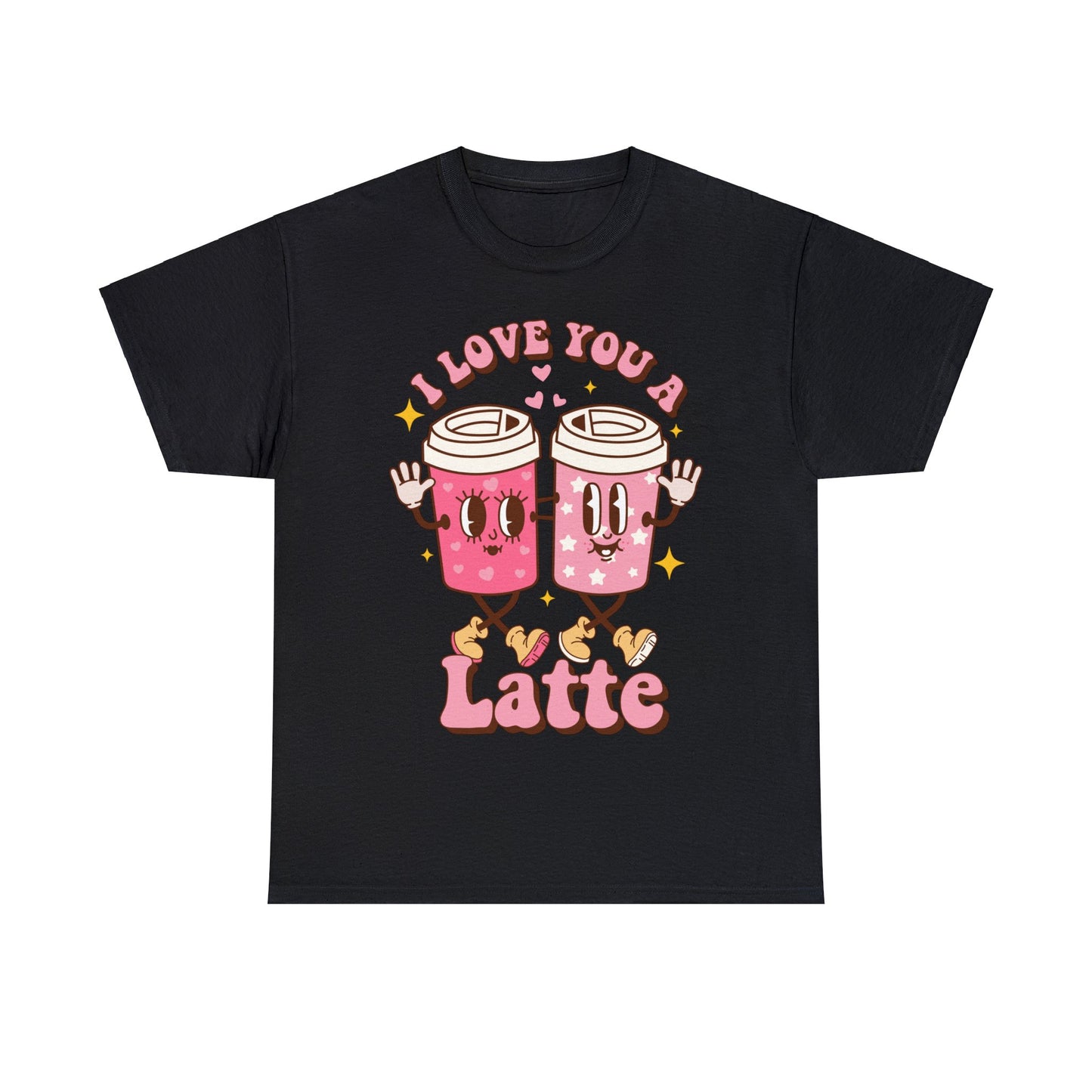 I Love You a Latte Valentine Short Sleeve Tee