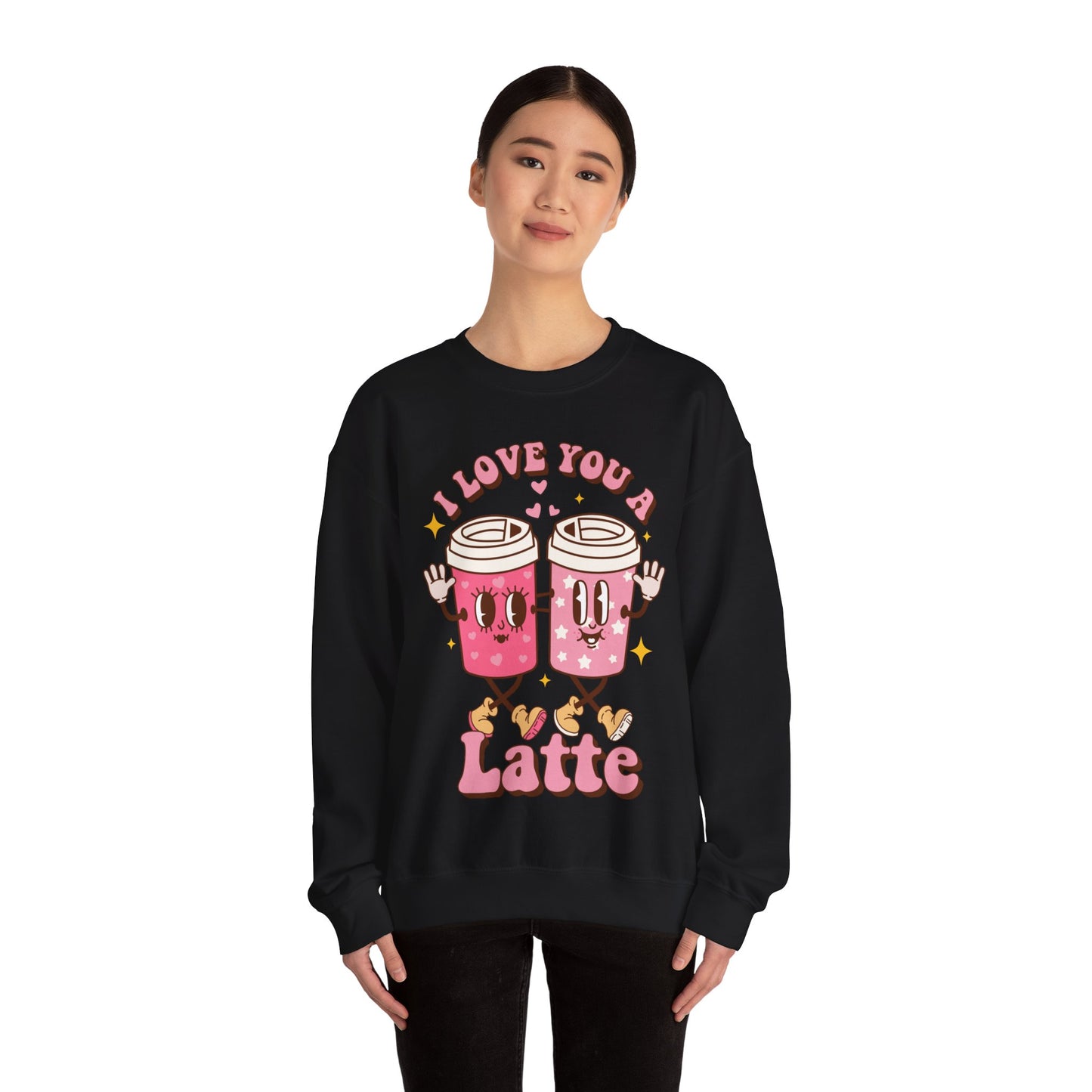 I Love You a Latte Valentine Sweatshirt