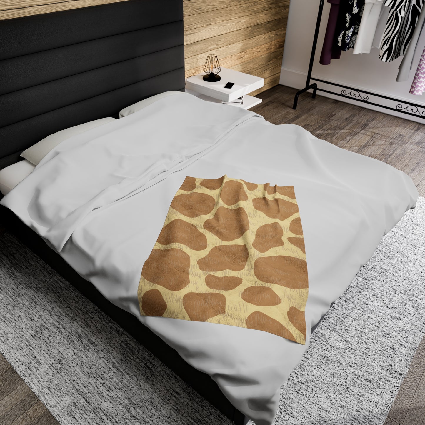 Giraffe Skin Print Pattern Blanket