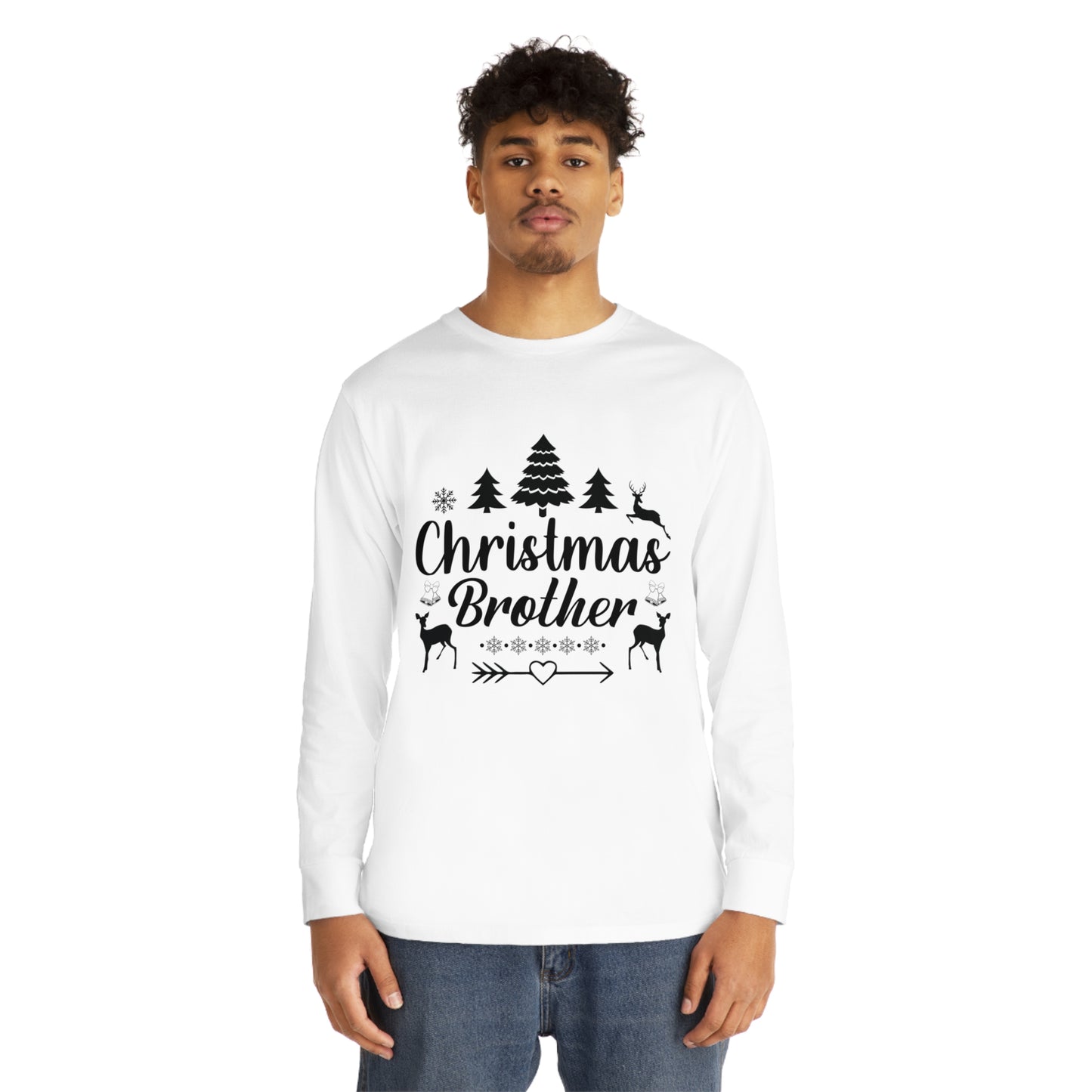 Christmas Brother Family Christmas Long Sleeve Tee