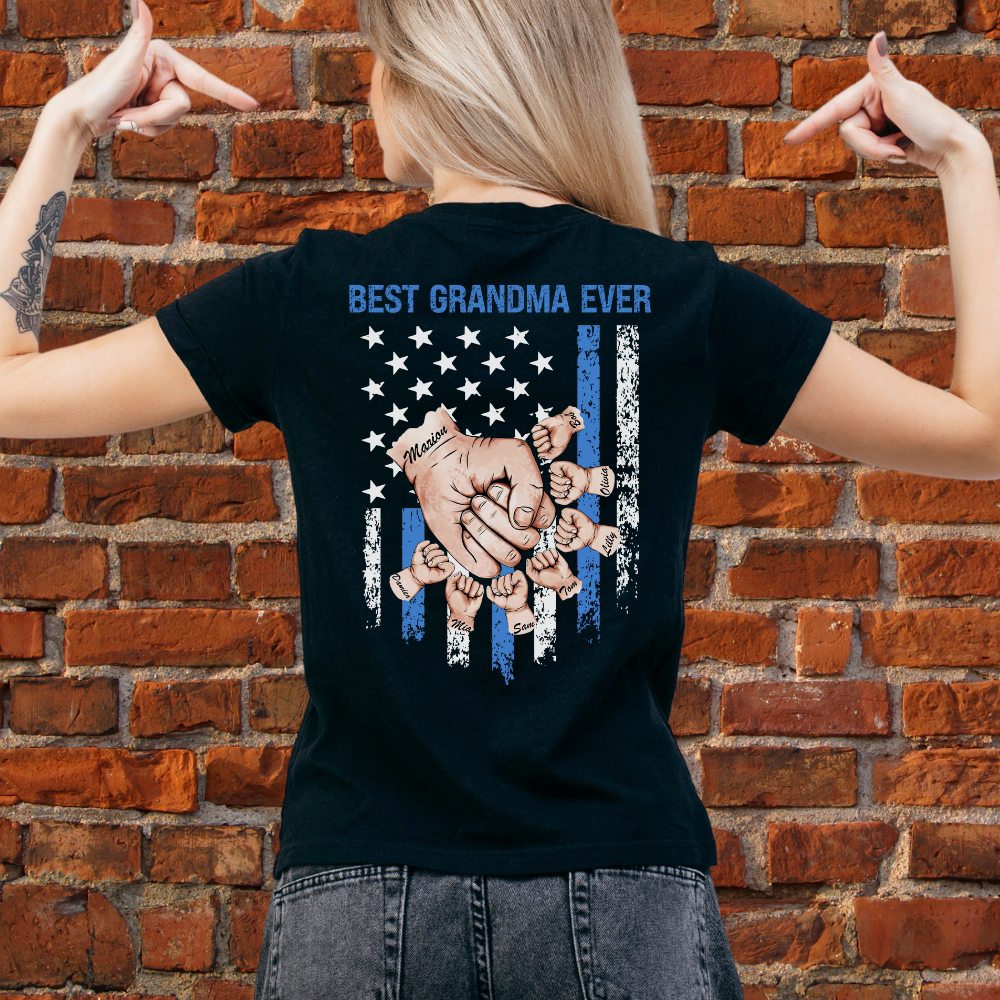Custom Flag Fist Bump T-Shirt