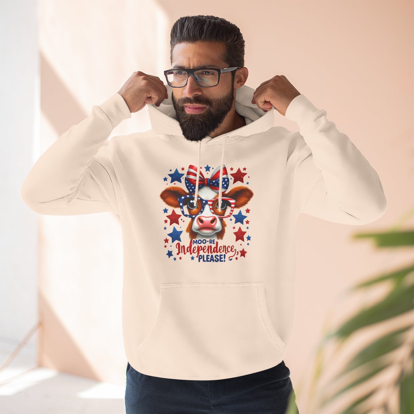 Moo-re Independence Please Pullover Hoodie
