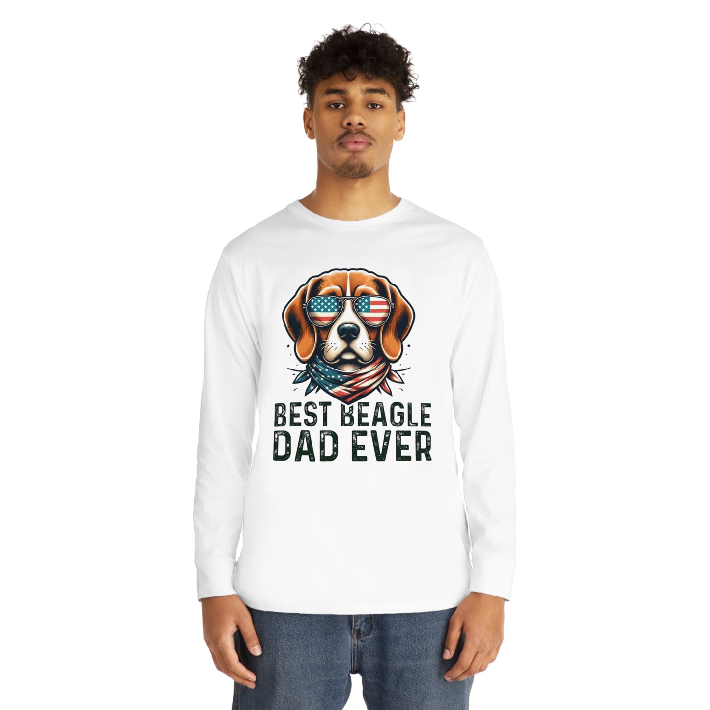 Best Beagle Dad Ever Long Sleeve T-shirt