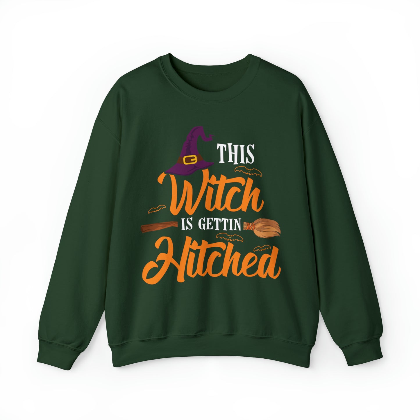 This Witch Is Getting Hitched Wedding Halloween Sweatshirt