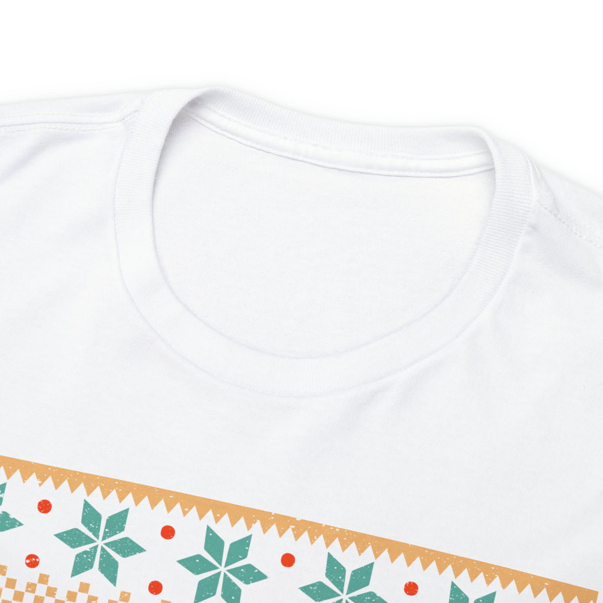 I Run On Coffee And Christmas Cheer Ugly Sweater Short Sleeve Tee