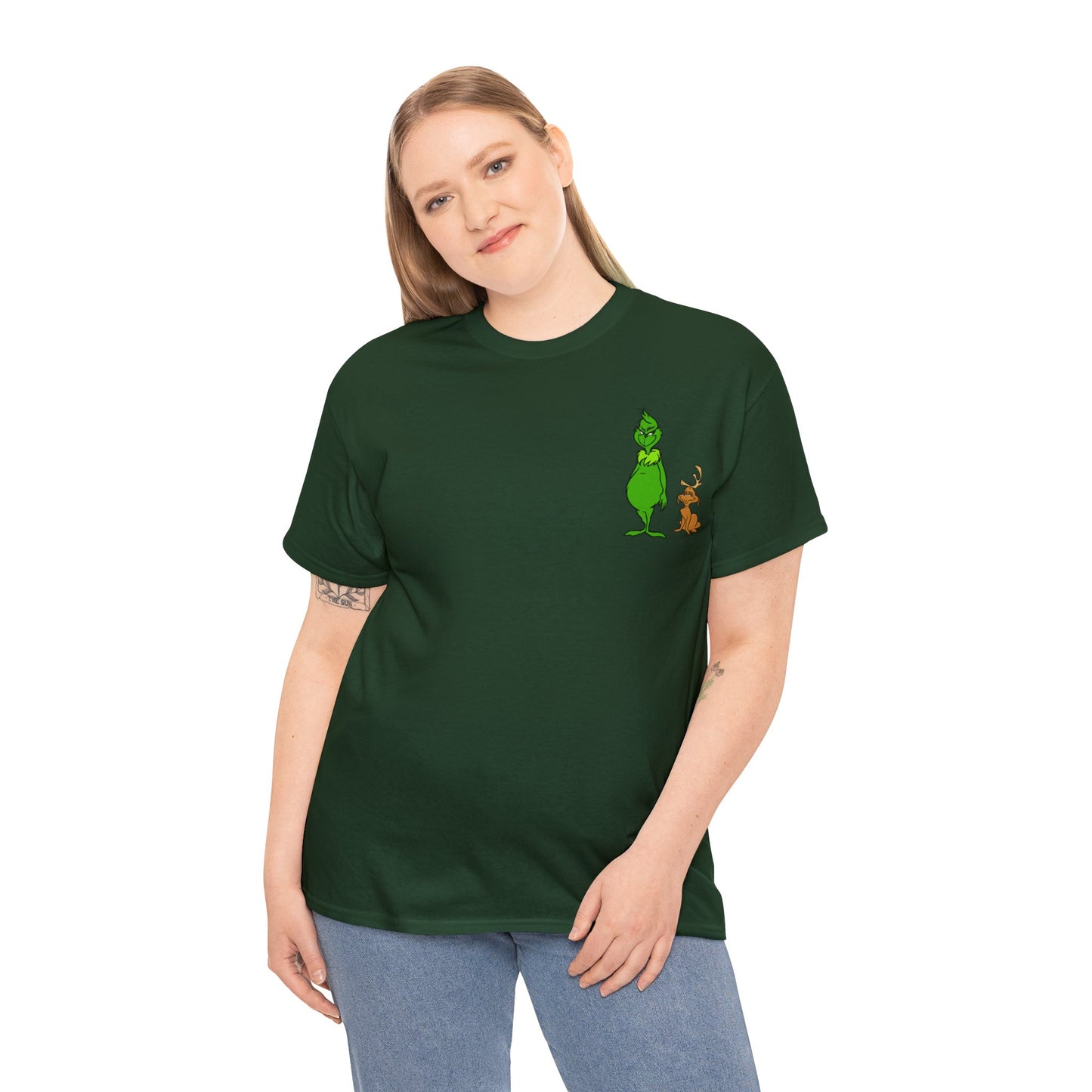 Grinch Maybe Christmas Tree Christmas Short Sleeve Tee