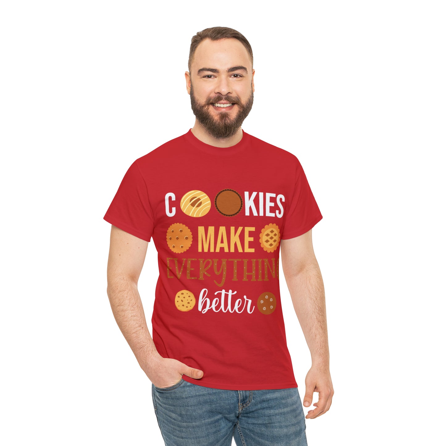 Cookies Make Everything Better Christmas Short Sleeve Tee