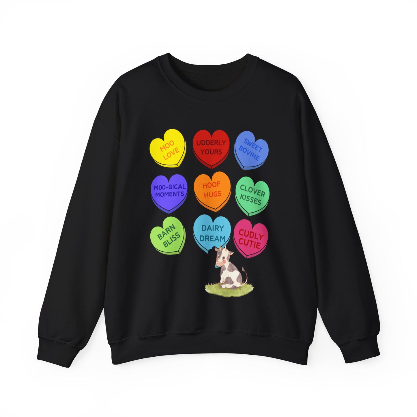 Cow Sweethearts Valentine Sweatshirt