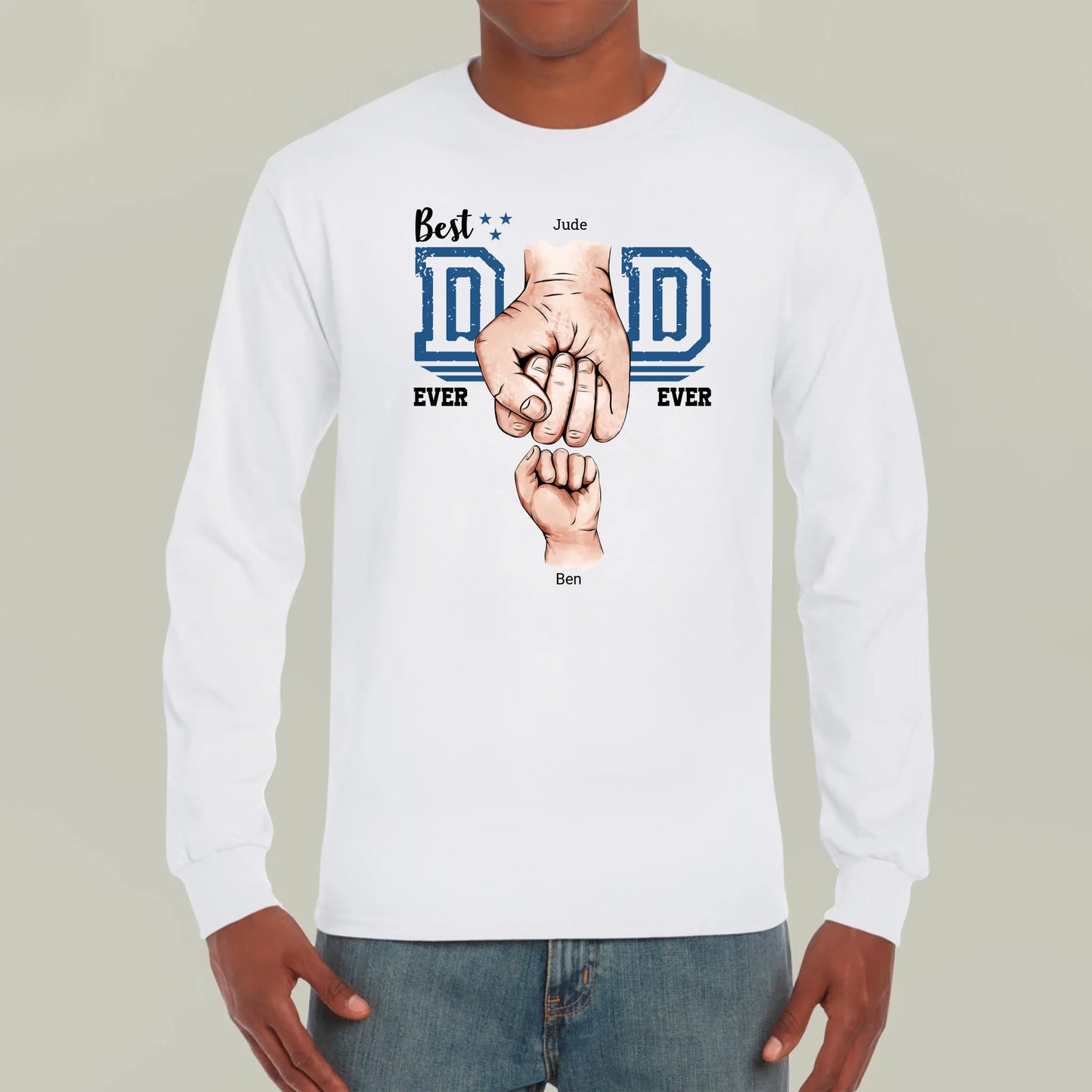 Best Dad Ever Fist Bump Shirt