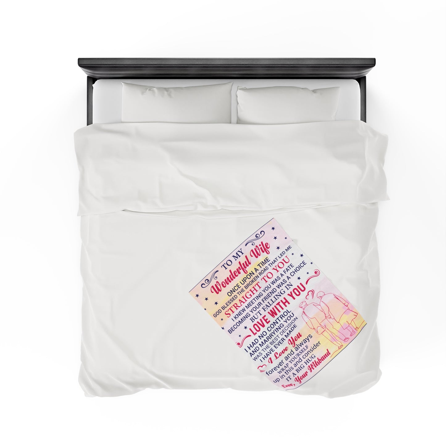 To My Wife Once Upon A Time God Blessed Blanket