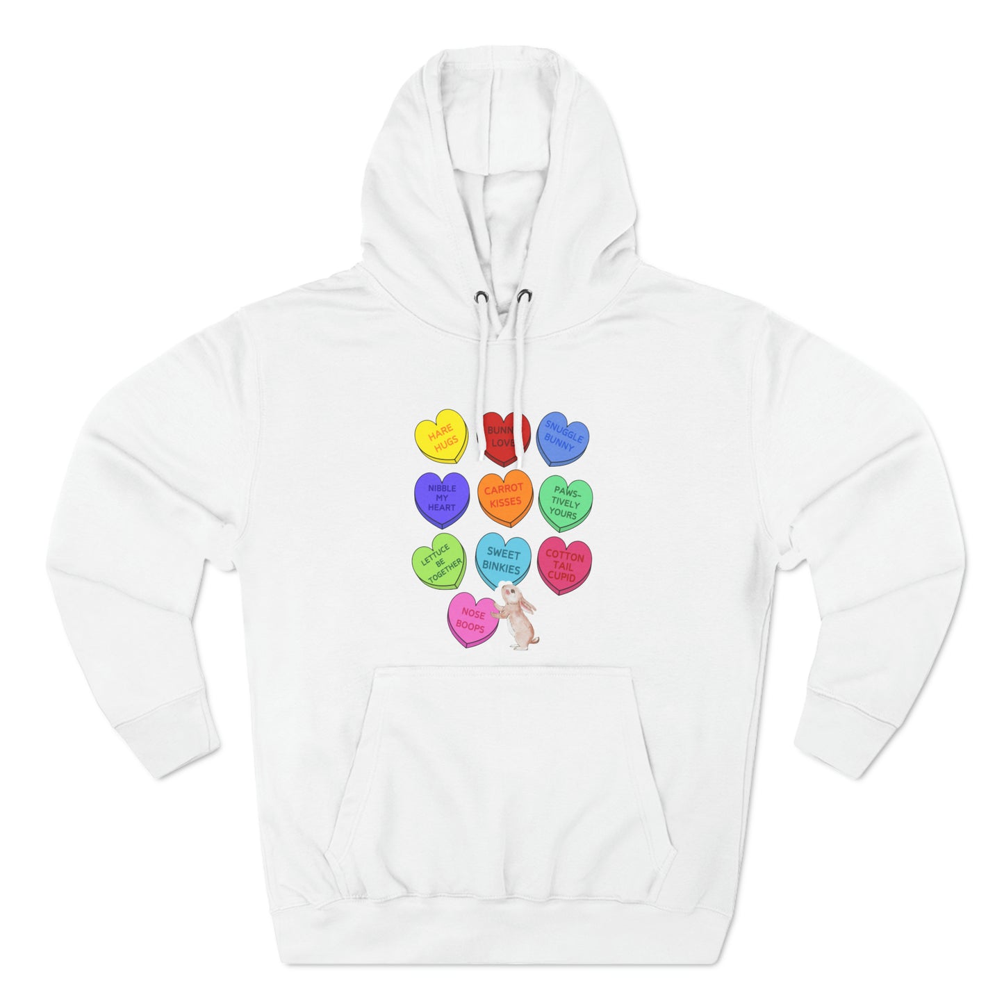 Bunny Sweethearts Valentine Pullover Hoodie
