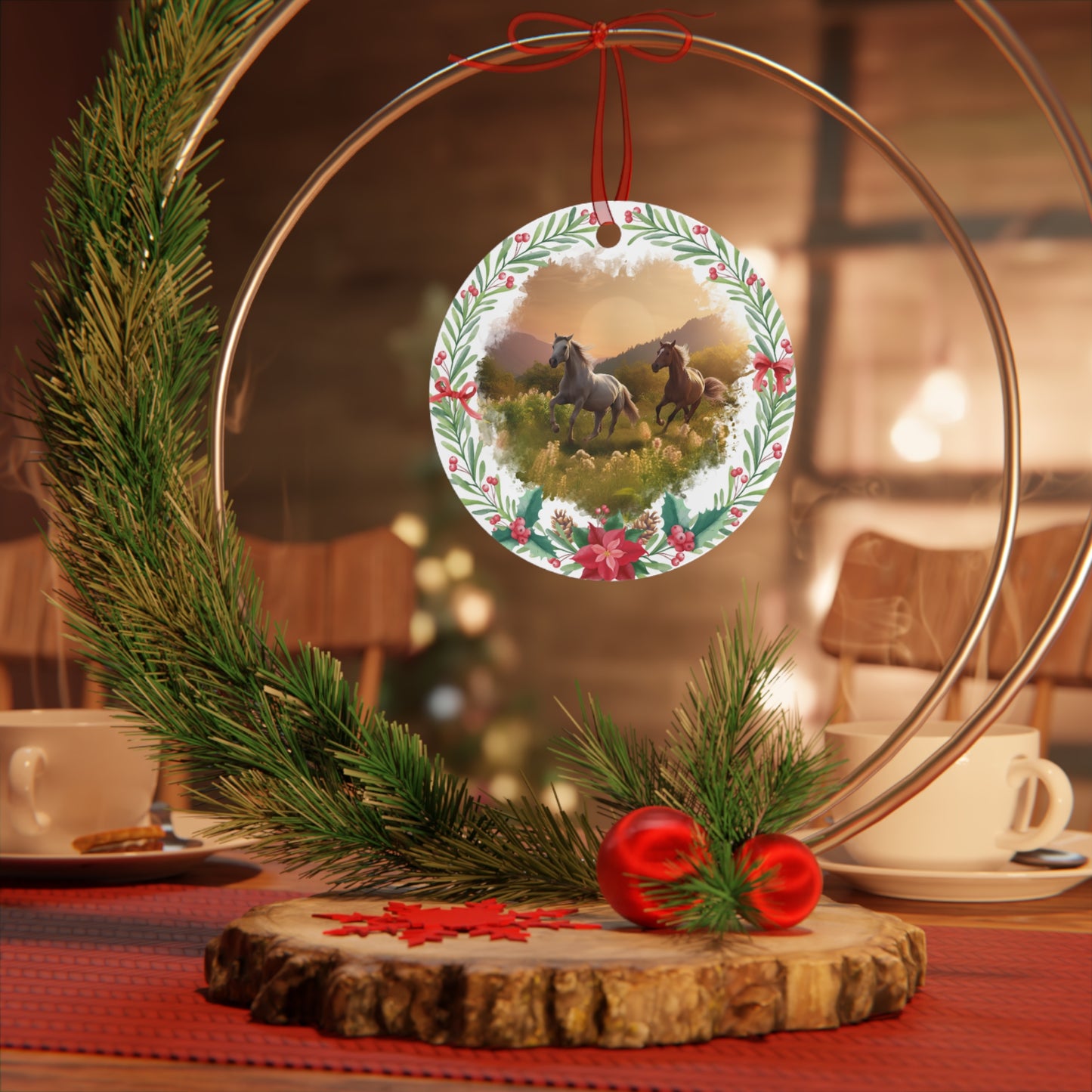 Horses Design 5 Ornament