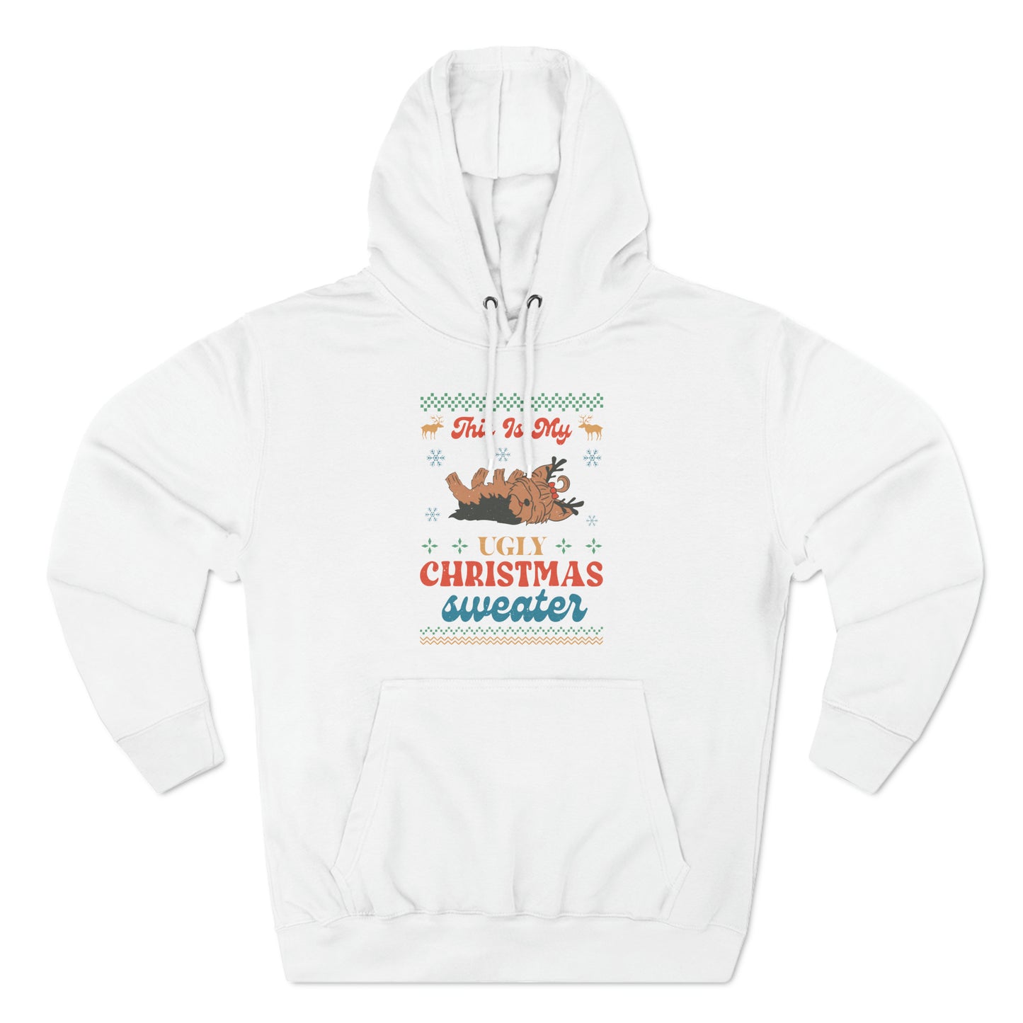 Yorkshire Terrier Yorkie This is My Ugly Christmas Sweater Pullover Hoodie