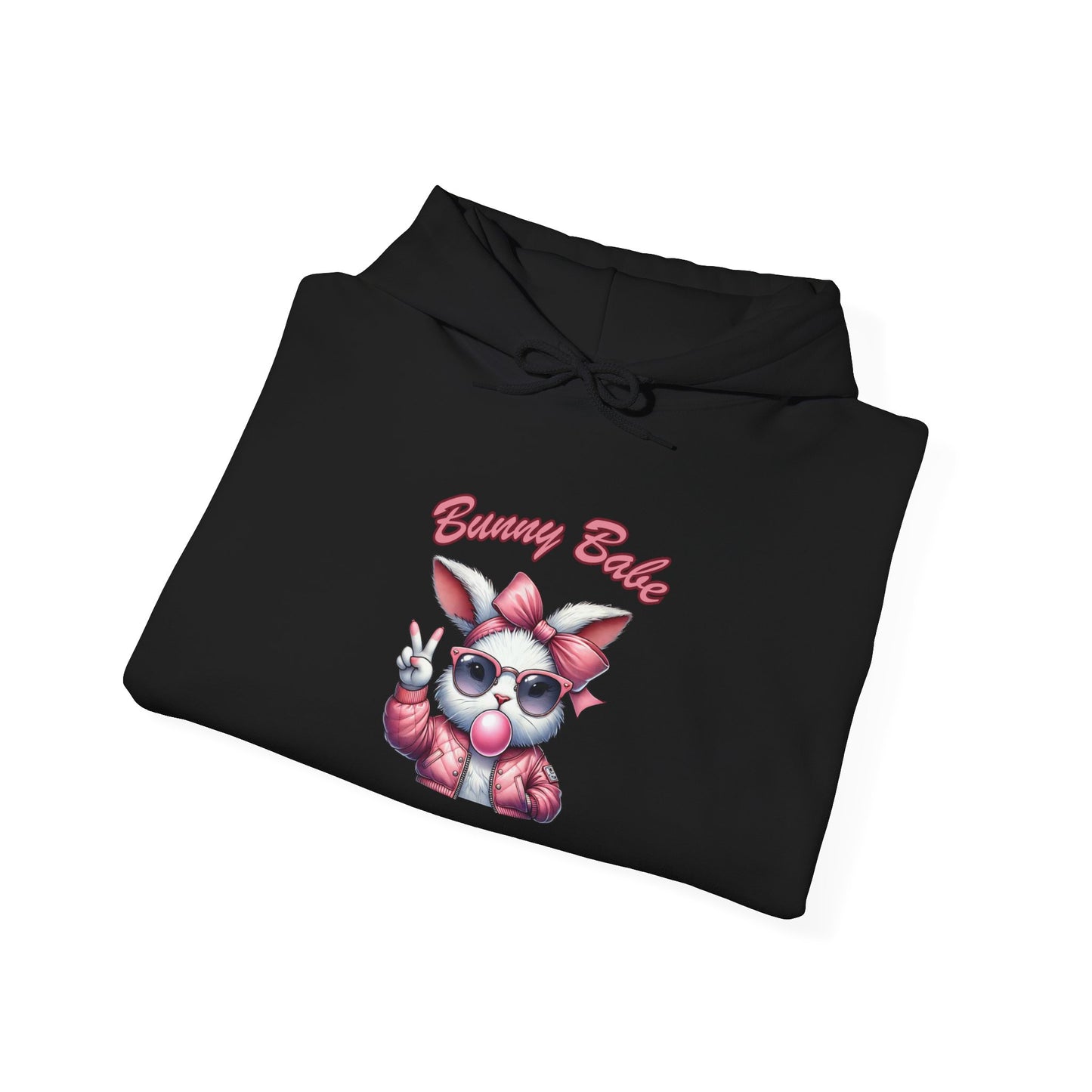 Bunny Babe Coquette Rabbit Pullover Hoodie