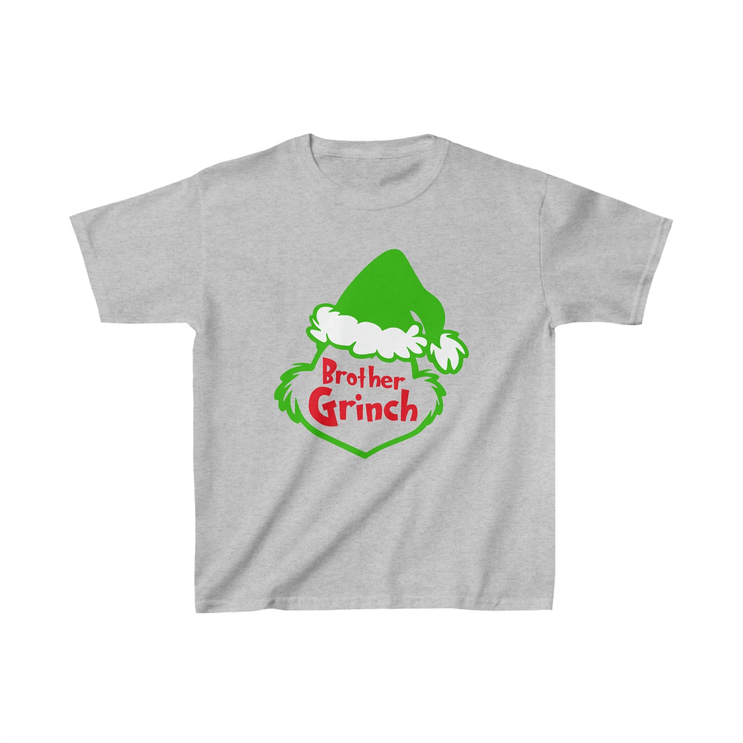 Brother Grinch Christmas Kids Heavy Cotton Tee