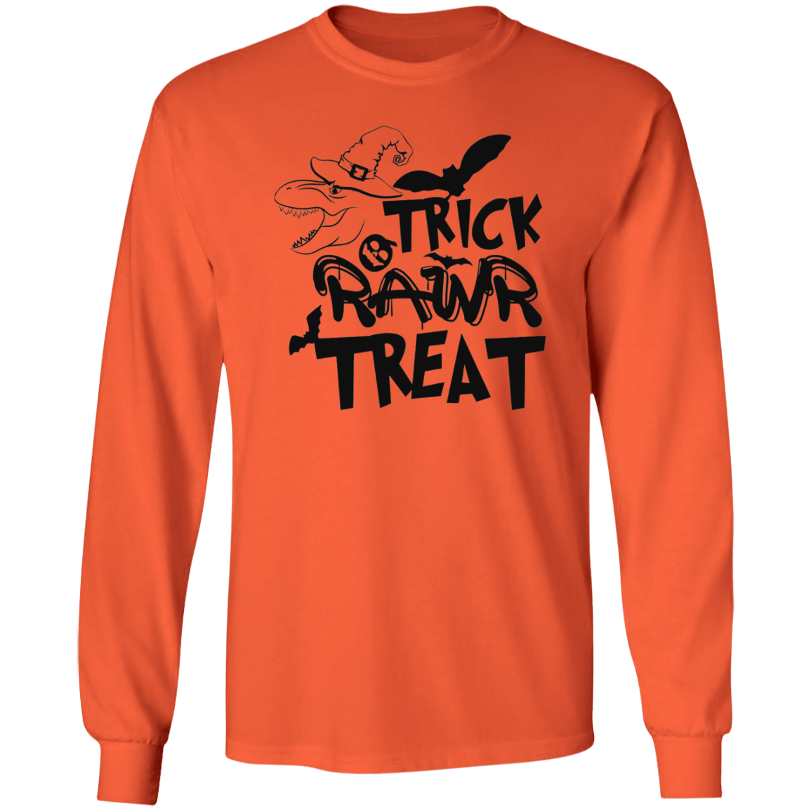 Trick Rawr Treat Dinosaur Halloween T-Shirt