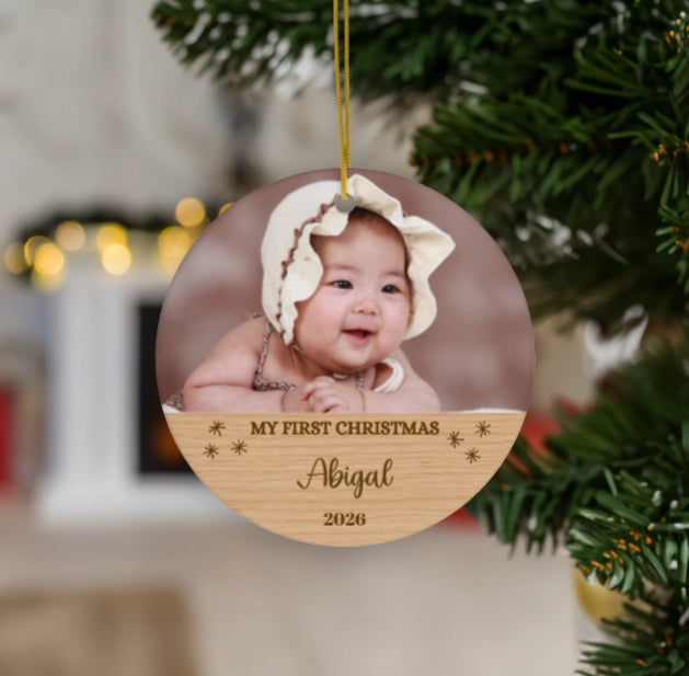 Personalized My First Christmas Ornament