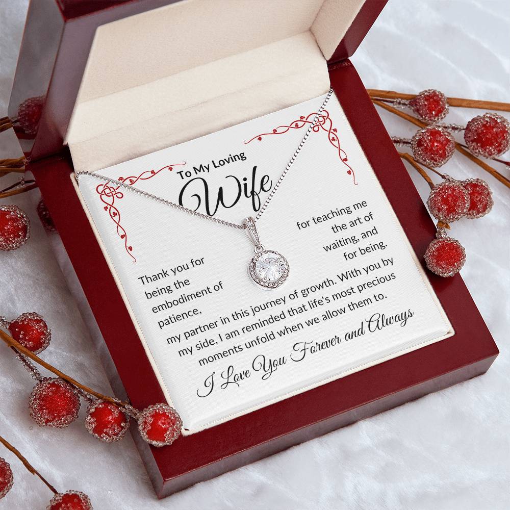To My Loving Wife | Thank You Patience | Eternal Hope Necklace