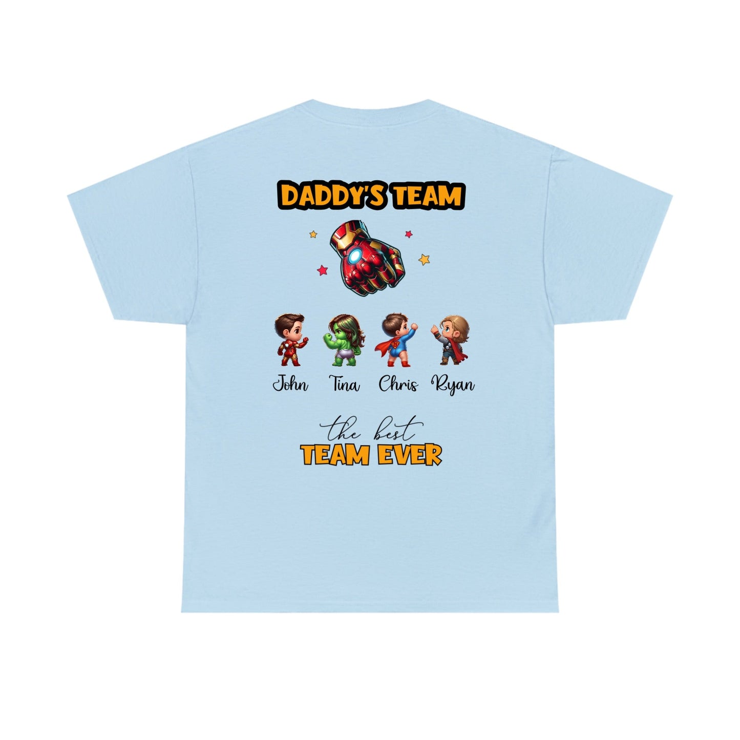 Custom Superhero Heavy Cotton T-Shirt