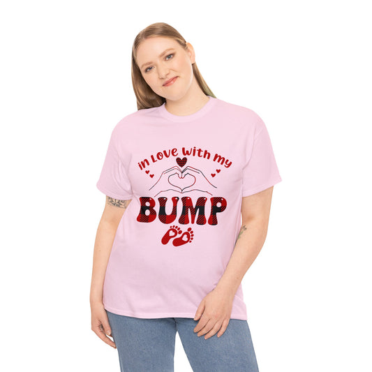 In Love With My Bump Valentine Short Sleeve Tee