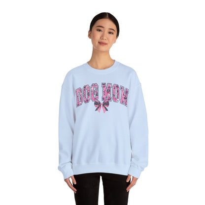 Halloween Pink Dog Mom Sweatshirt