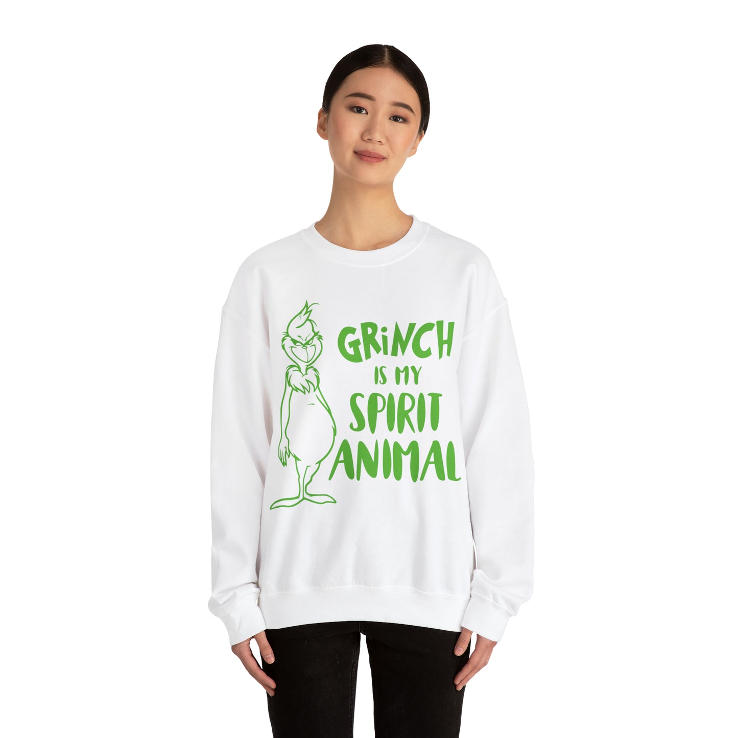 Grinch is My Spirit Animal Christmas Sweatshirt