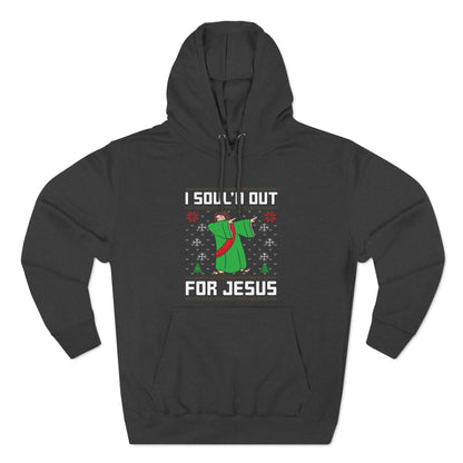 I Soul'd Out For Jesus Christmas Ugly Sweater Pullover Hoodie