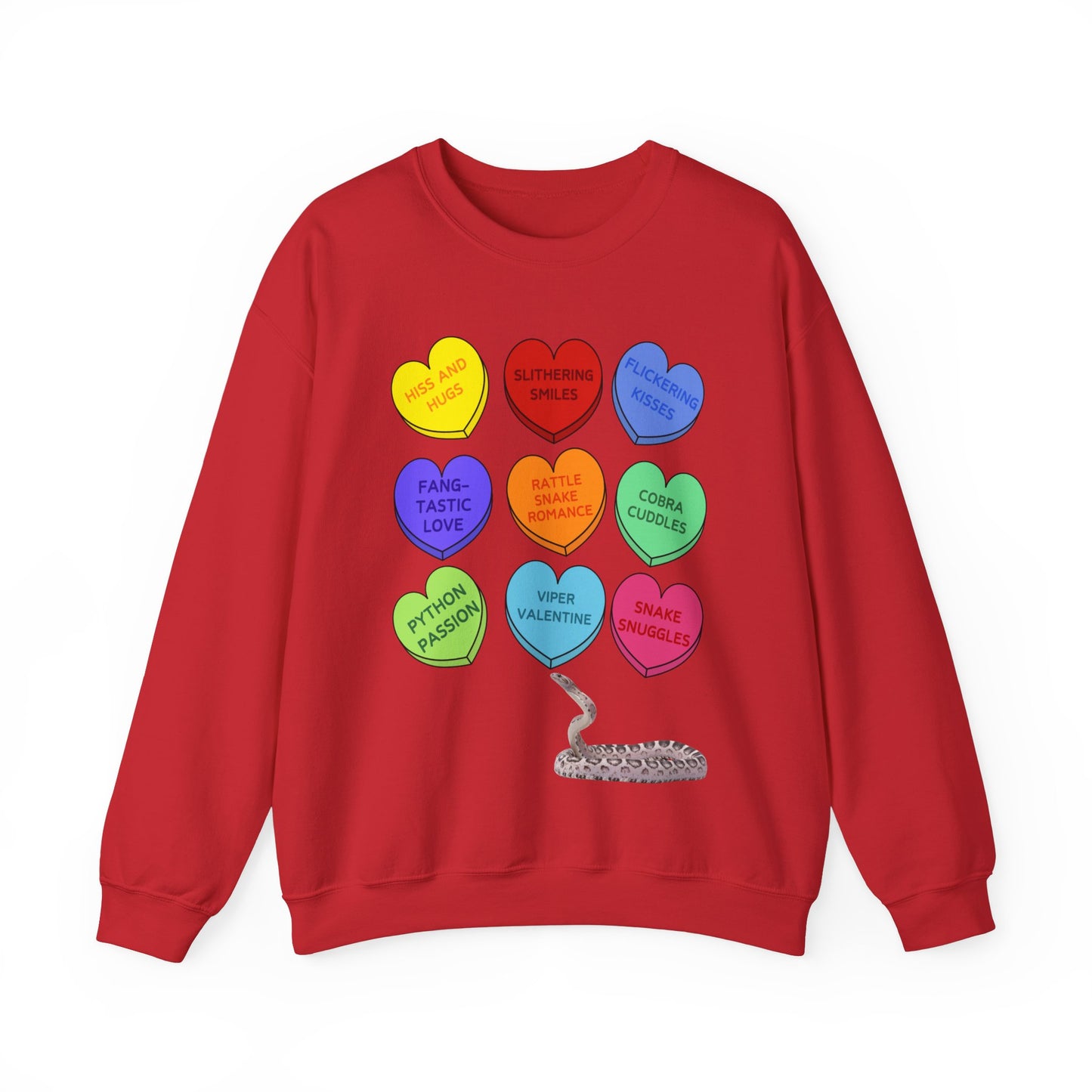 Snake Sweethearts Valentine Sweatshirt