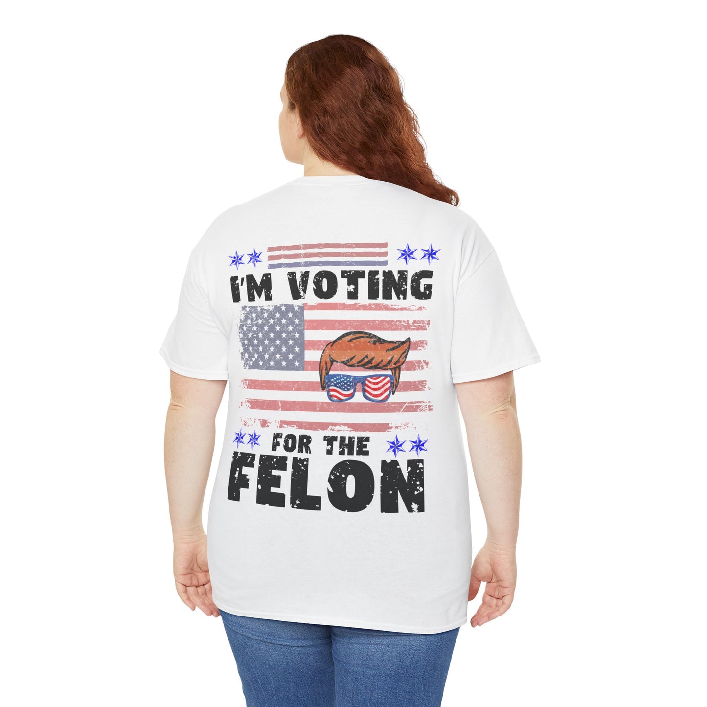 Trump I'm Voting For The Felon 2024 Short Sleeve Tee