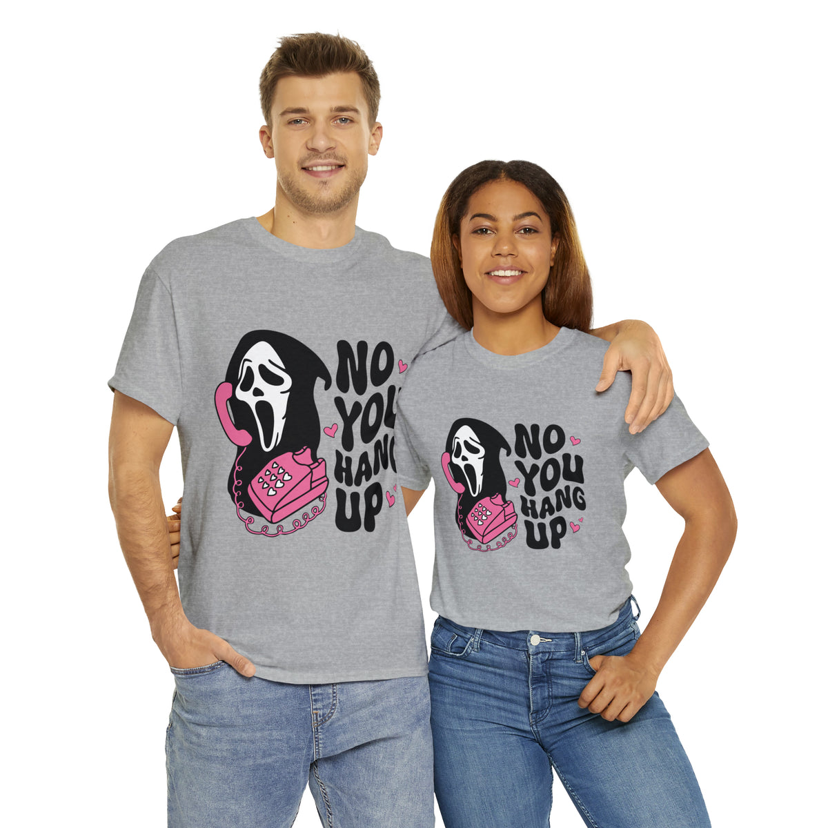 Cute Halloween Grim Reeper Shirt No You Hang Up TShirt Scream Tee