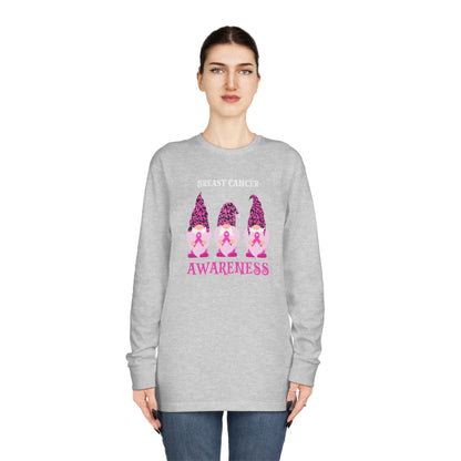 Breast Cancer Awareness Gnomes Long Sleeve Tee