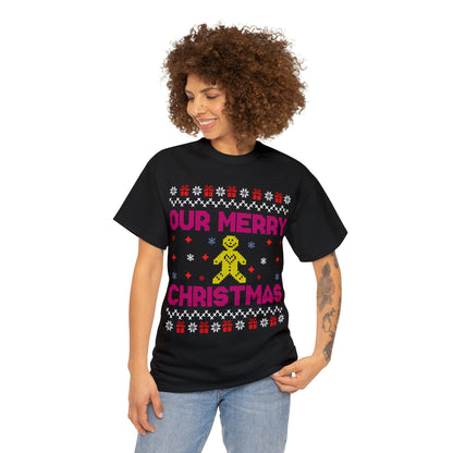 Our Merry Christmas Ugly Sweater Short Sleeve Tee