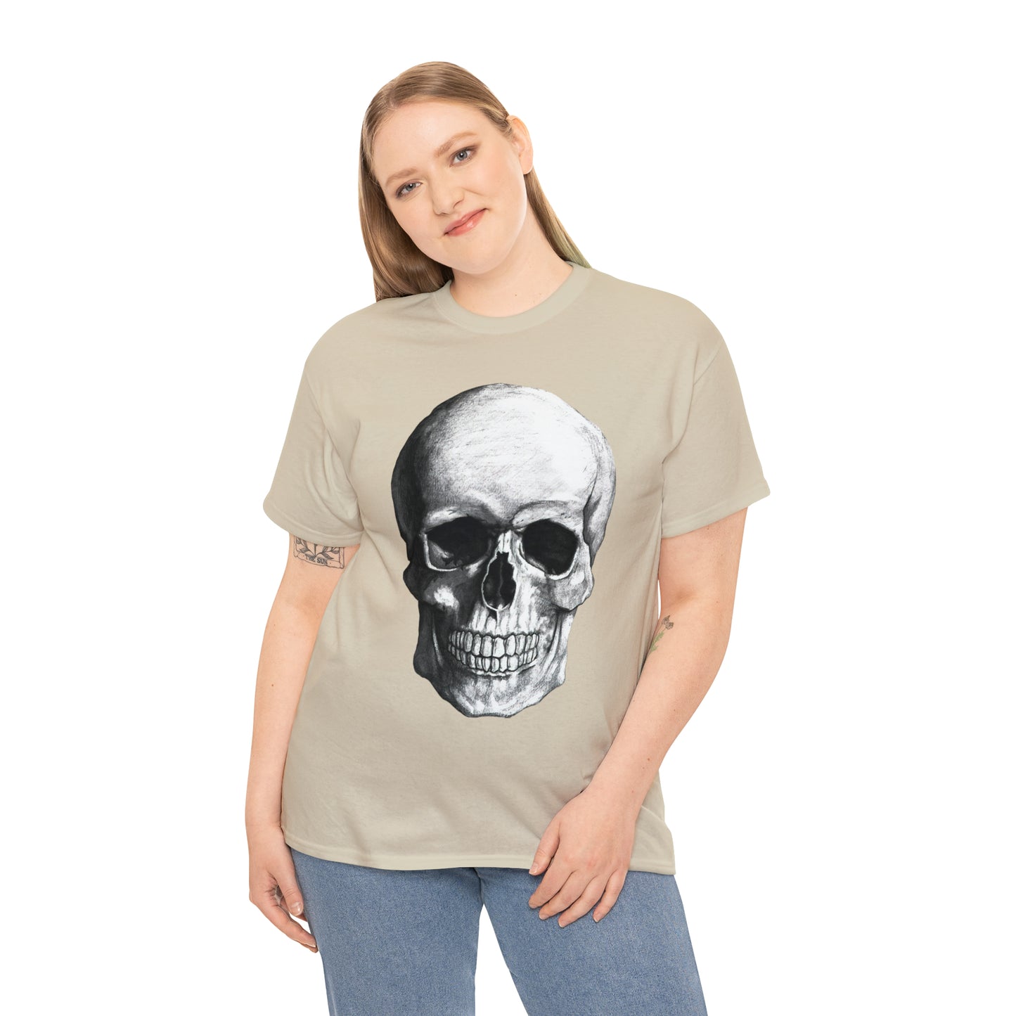 Large Skull Halloween Short Sleeve Tee