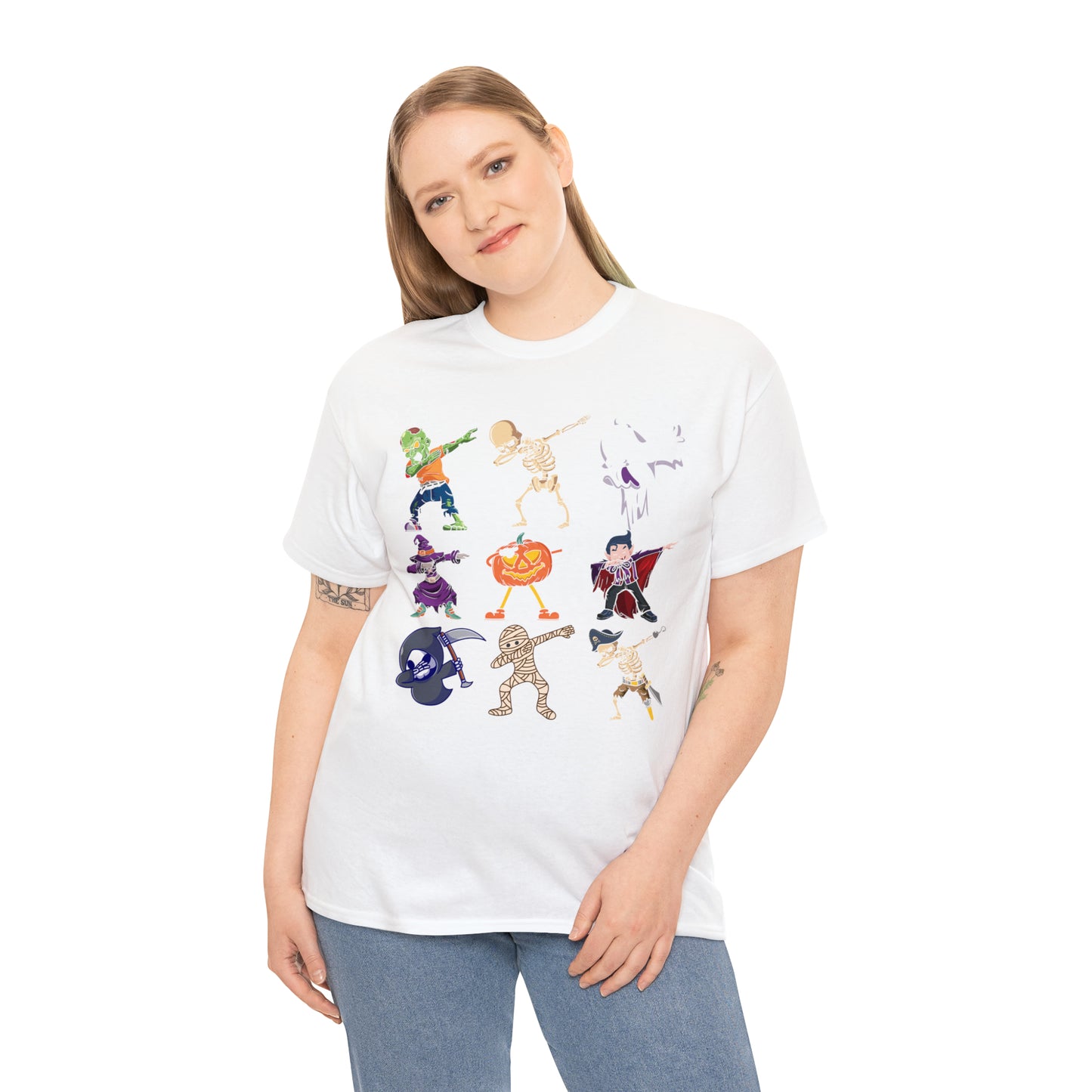 Dabbing Monsters Halloween Short Sleeve Tee