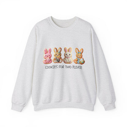 Easter Cookies For Two Pregnancy Sweatshirt