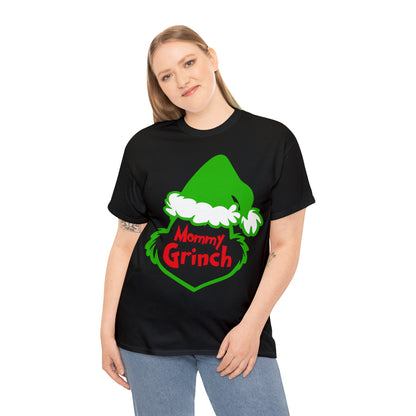 Mommy Grinch Christmas Short Sleeve Tee