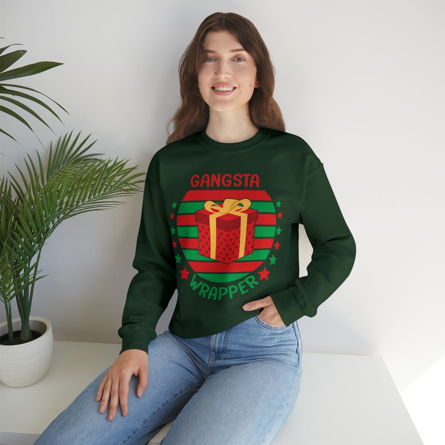 Gangsta Wrapper Christmas Sweatshirt