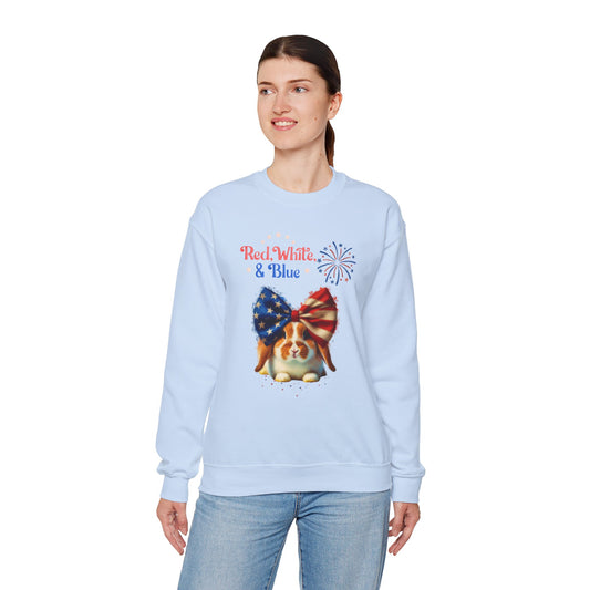 Red White And Blue Rabbit Sweatshirt