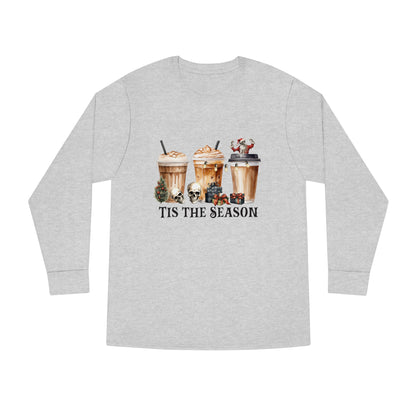 Skeleton Latte Christmas Long Sleeve Tee