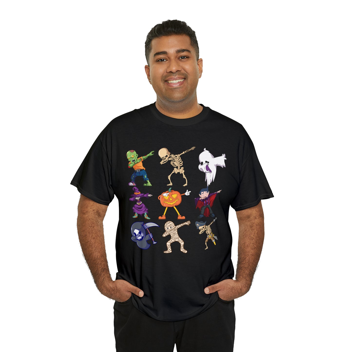 Dabbing Monsters Halloween Short Sleeve Tee